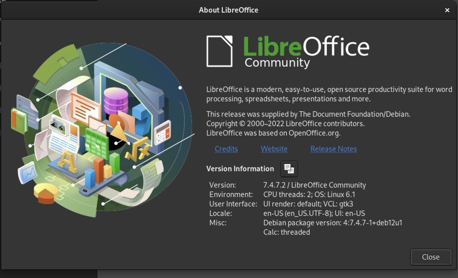 LibreOffice Abouse