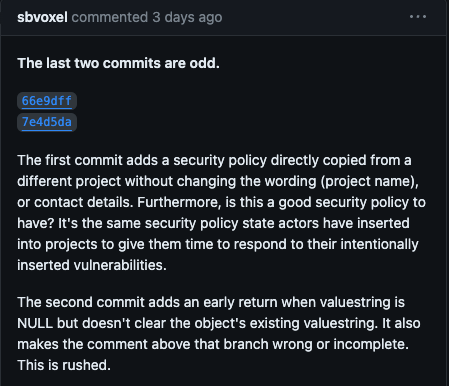 Git issue comment #845